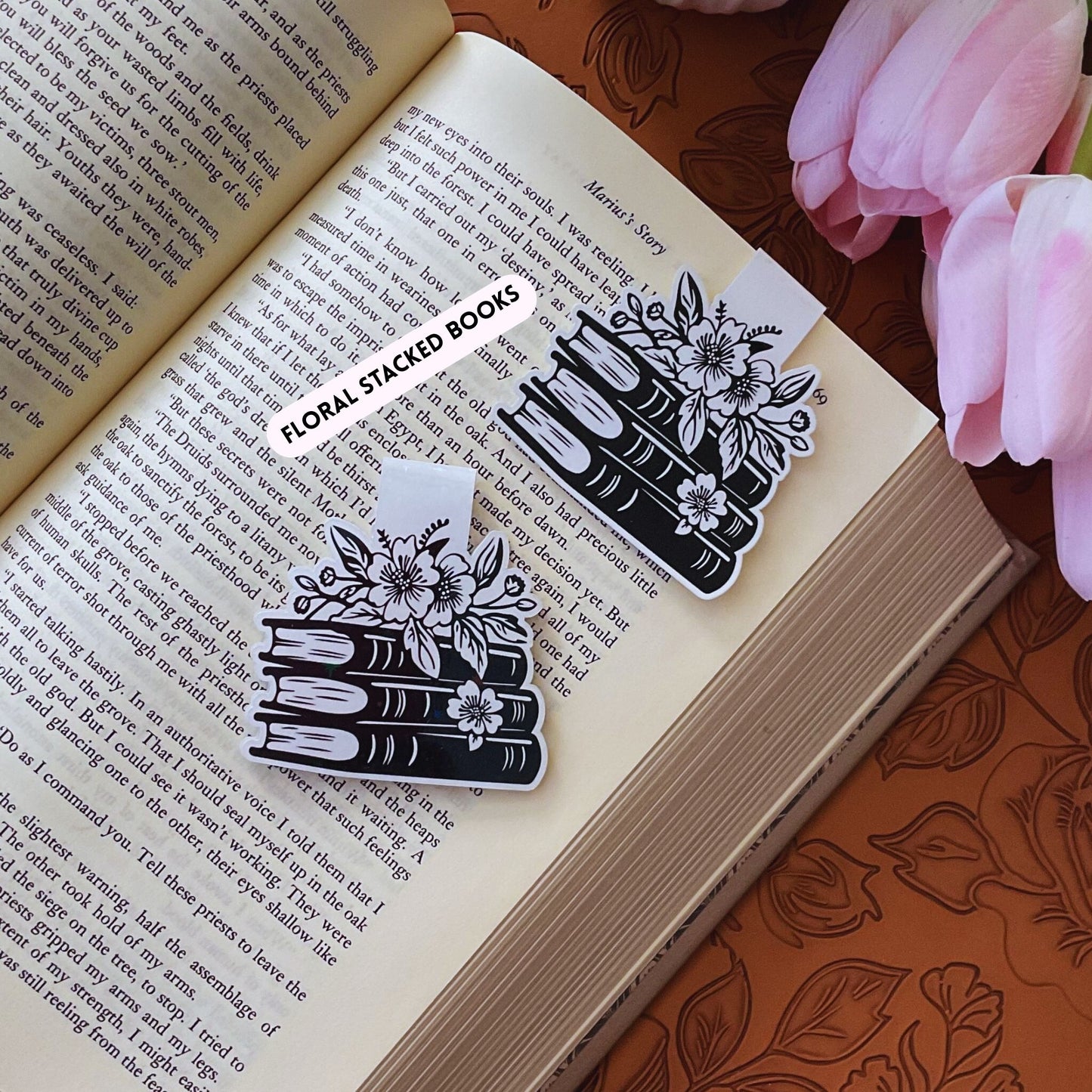 Pink Coquette Magnetic Bookmarks | Cute Bookish Bow, Strawberry, Cherry, Disco & Floral Designs